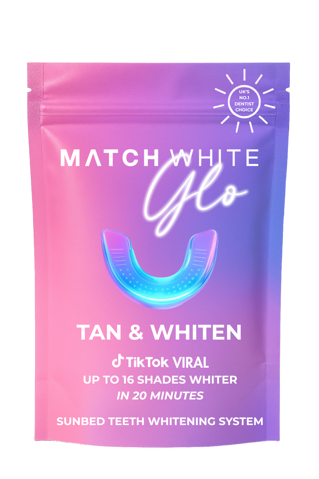 Match White Glo Mini Package